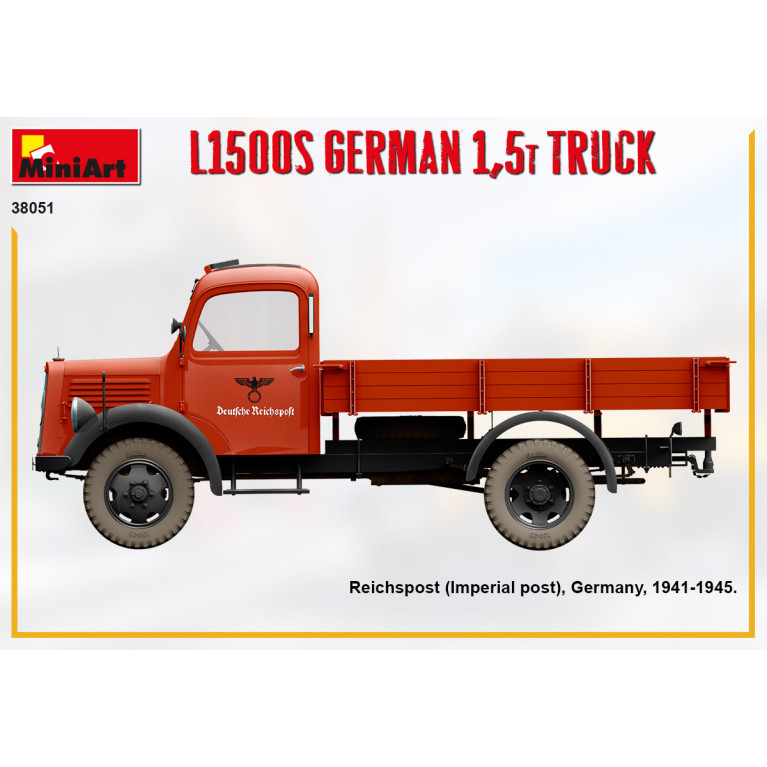 Camion allemand L1500S 1.5T - MiniArt 38051 - 1/35