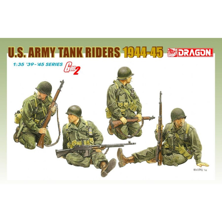 Cavaliers de chars de l'armée américaine, 1944-45 - DRAGON 6378 - 1/35