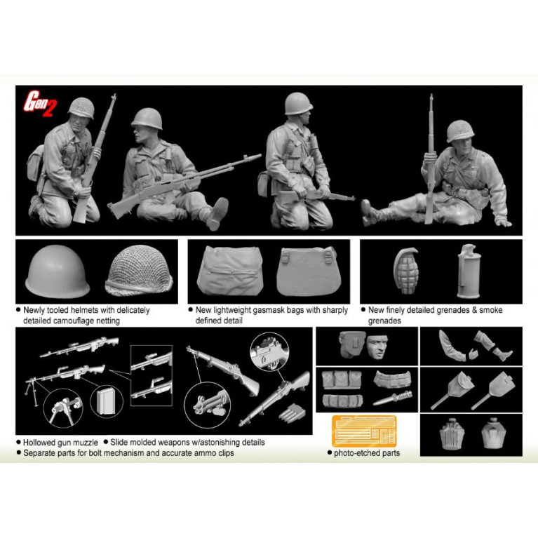 Cavaliers de chars de l'armée américaine, 1944-45 - DRAGON 6378 - 1/35