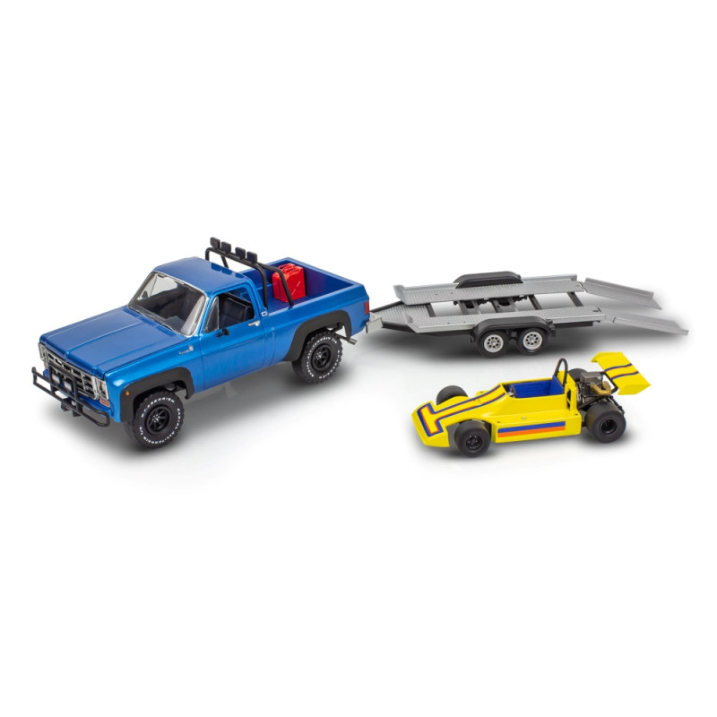 '78 Chevrolet 4x4 pick-up avec kart à pédales - Revell 14581 - 1/25