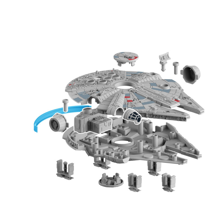 Faucon Millenium (son et lumière), build & play - Revell 06566 - 1/164