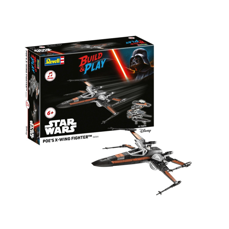 X-Wing fighter de Poe (avec son), build & play - Revell 06564 - 1/78