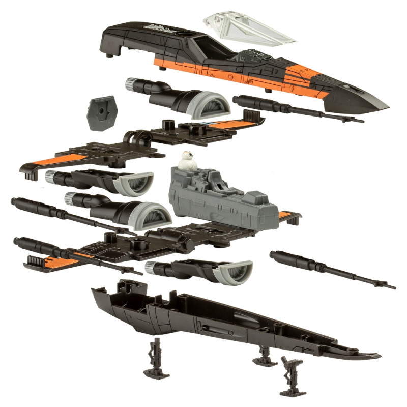 X-Wing fighter de Poe (avec son), build & play - Revell 06564 - 1/78