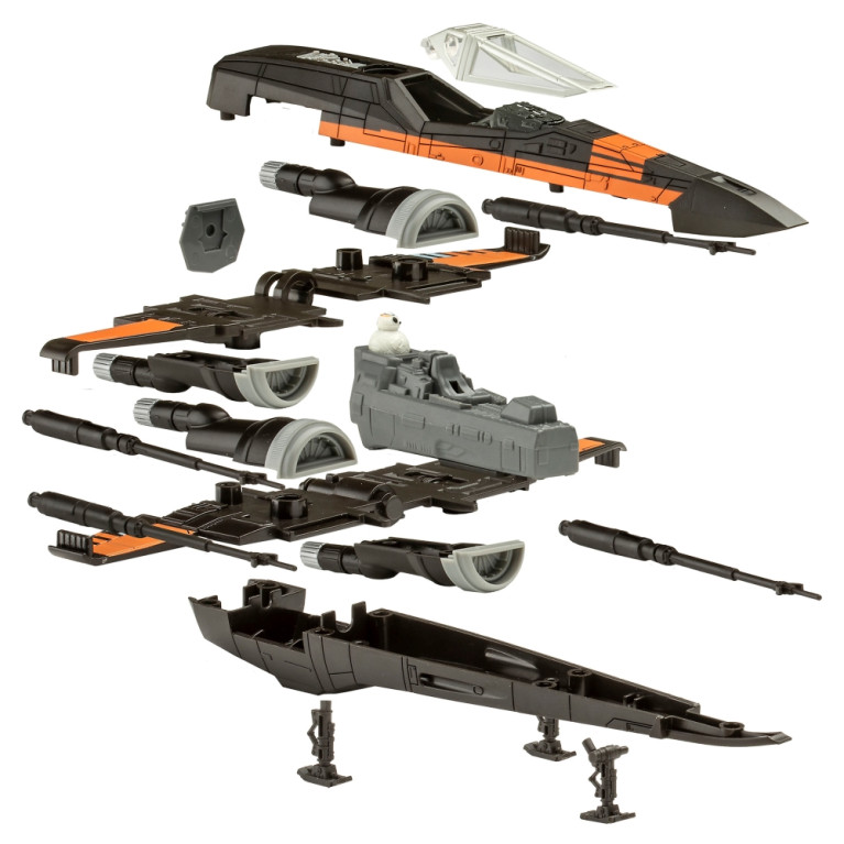 X-Wing fighter de Poe (avec son), build & play - Revell 06564 - 1/78