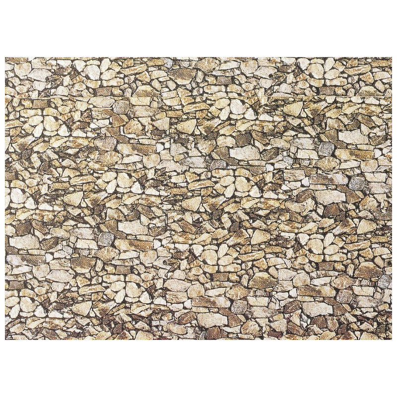 Plaque de mur, pierre naturelles - Faller 222562 - N 1/160