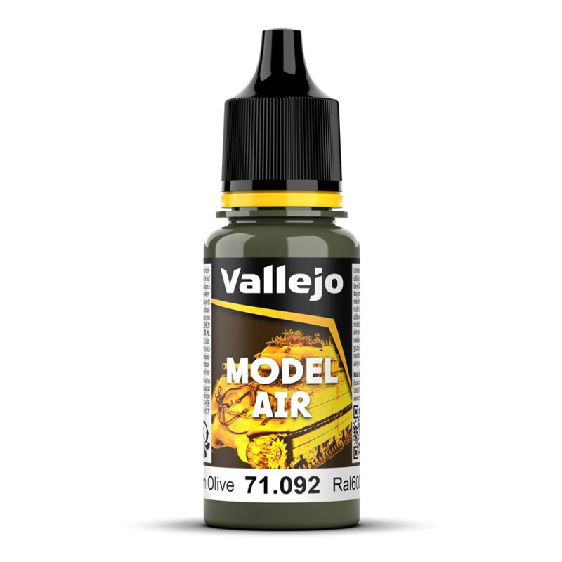 Olive Moyen N°88 - 18ml Model Air - VALLEJO 71.092