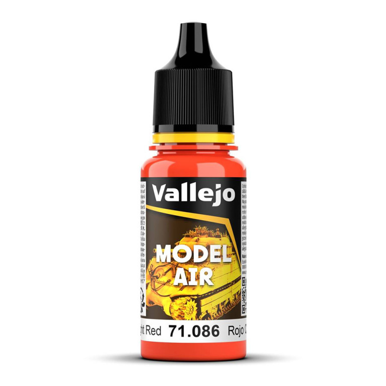 Rouge Clair N°82 - 18ml Model Air - VALLEJO 71.086