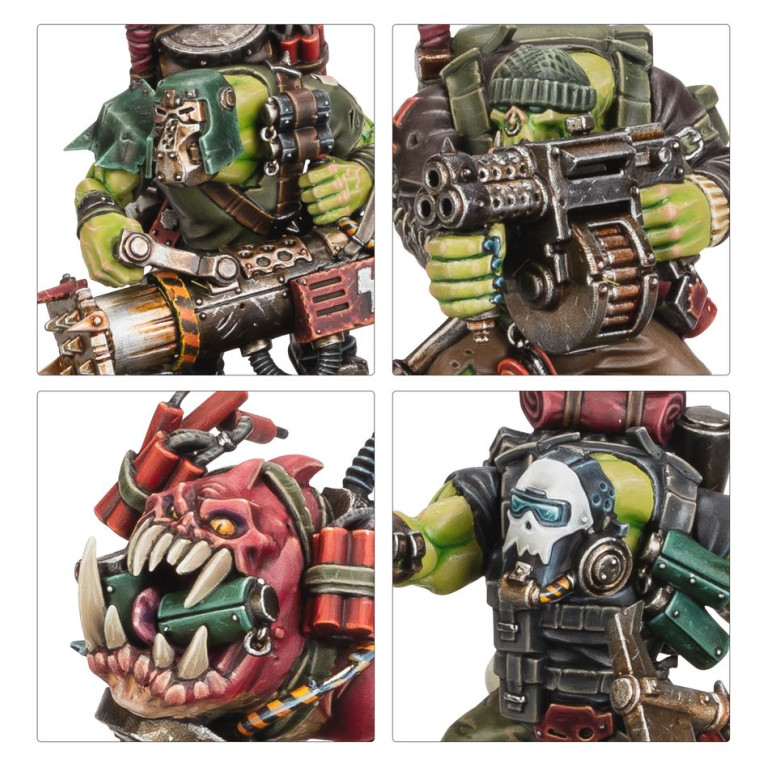 Warhammer 40.000 Kommandos, Orks - WARHAMMER 50-70