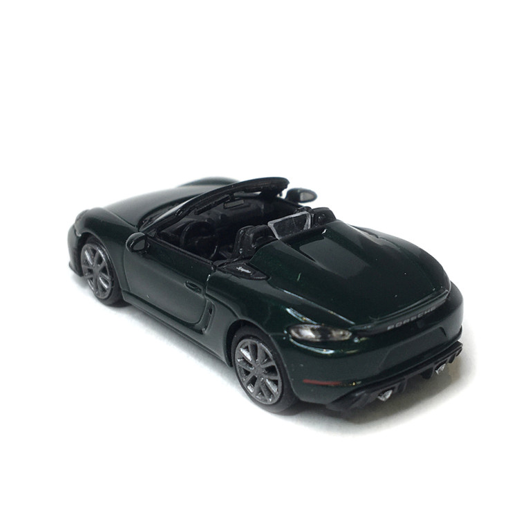 Porsche boxter spyder, vert foncé métallisé, 2019 - Minichamps 870067700 - 1/87