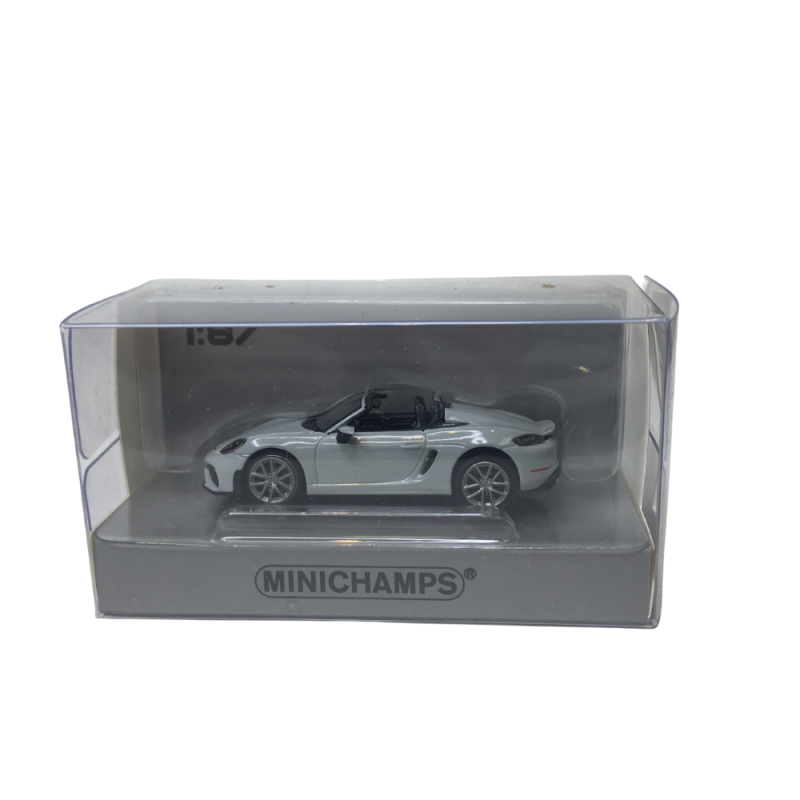 Porsche boxter spyder, gris, 2019 - Minichamps 870067702 - 1/87