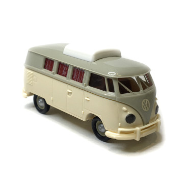 Volkswagen T1b, camping car avec toit relevable, 1960 - BREKINA 31632 - HO 1/87