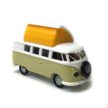 Volkswagen T1b, camping car avec toit Dormobile, 1960 - BREKINA 31633 - HO 1/87