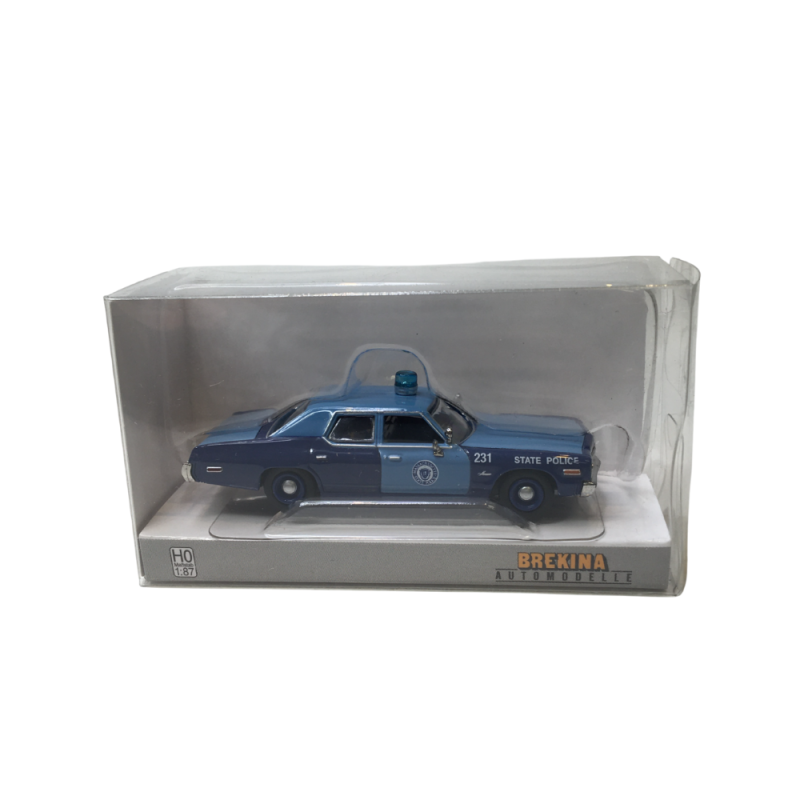 Dodge Monaco, police d'État du Massachusetts, 1974 - BREKINA 18156 - HO 1/87