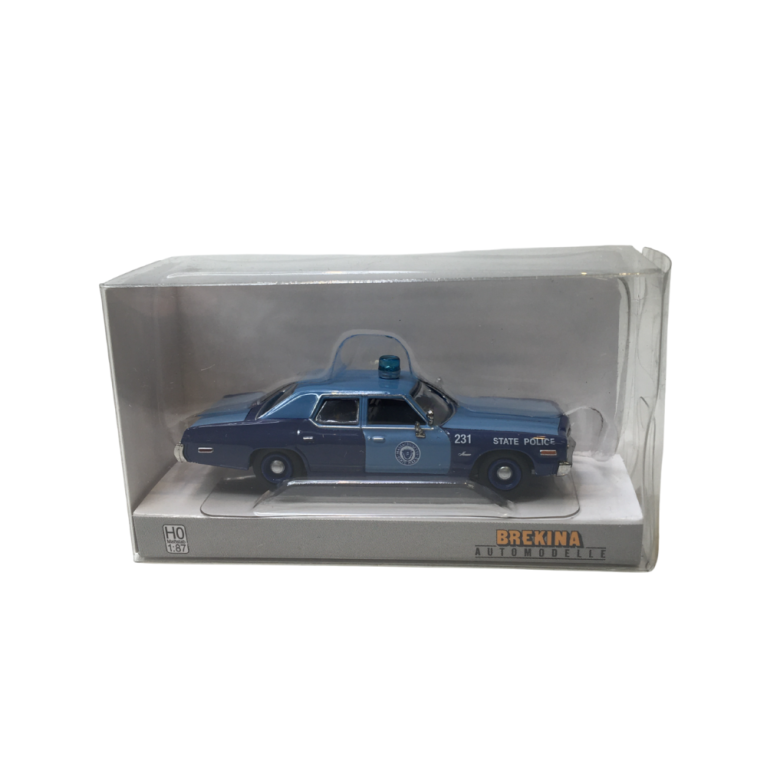Dodge Monaco, police d'État du Massachusetts, 1974 - BREKINA 18156 - HO 1/87