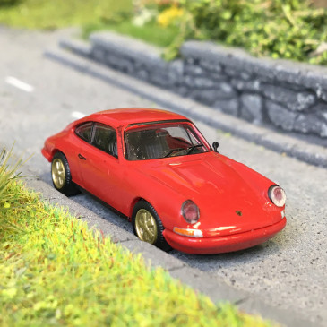 Porsche 911, rouge, 1964 - BREKINA 16236 - HO 1/87