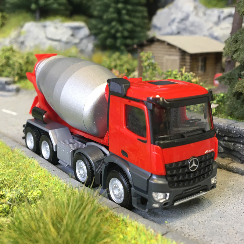 Mercedes Benz Acrocs M bétonnière, 2000 - HERPA 319133 - HO 1/87 Mercedes Benz Acrocs M bétonnière, 2000 - HERPA 319133 - HO 1/87
