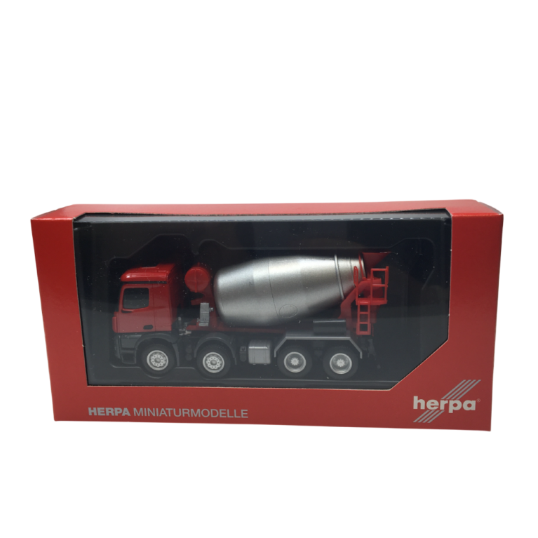 Mercedes Benz Acrocs M bétonnière, 2000 - HERPA 319133 - HO 1/87 Mercedes Benz Acrocs M bétonnière, 2000 - HERPA 319133 - HO 1/87