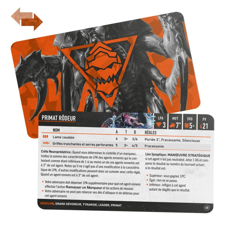 Warhammer 40.000 Cartes techniques: Clade de Combat - WARHAMMER 102-61