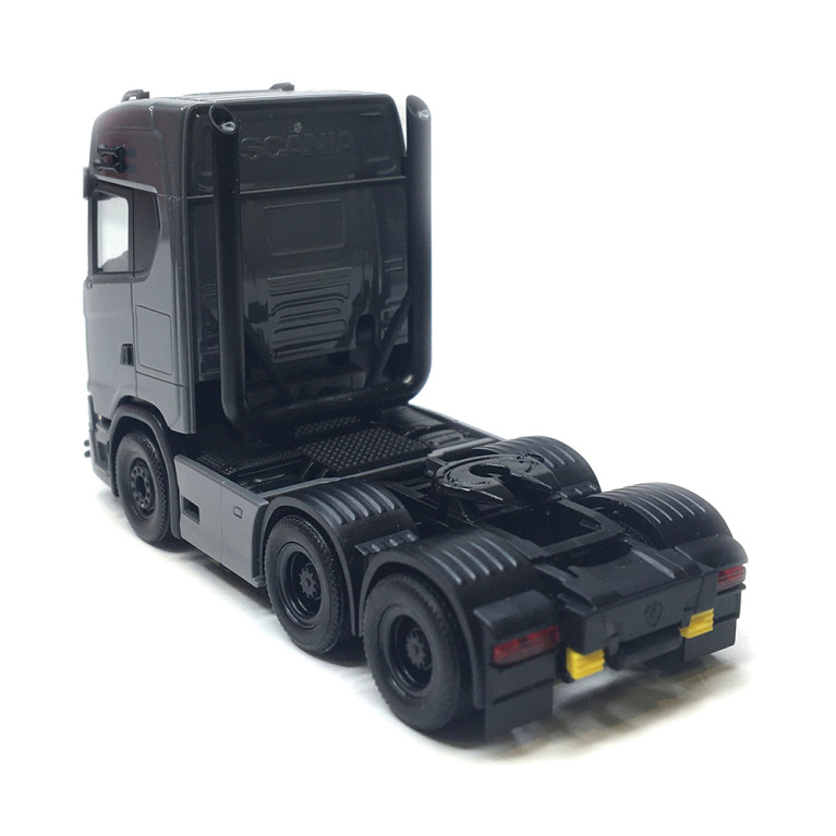 Scania CS20 HD 3essieux (6x4), gris - HERPA 314053-005 - HO 1/87