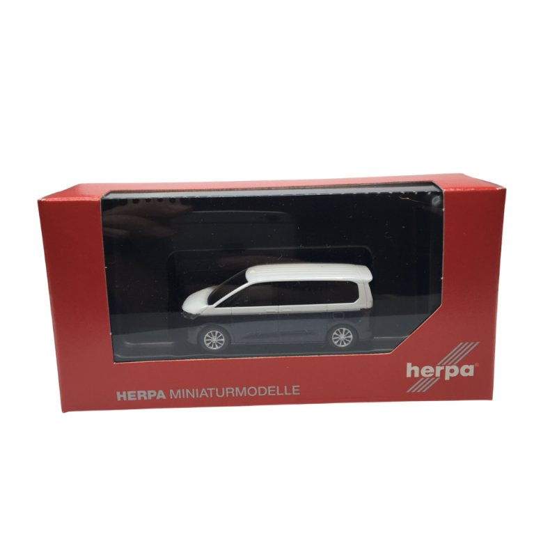 Volkswagen Multivan, blanc / bleu - HERPA 430425- HO 1/87