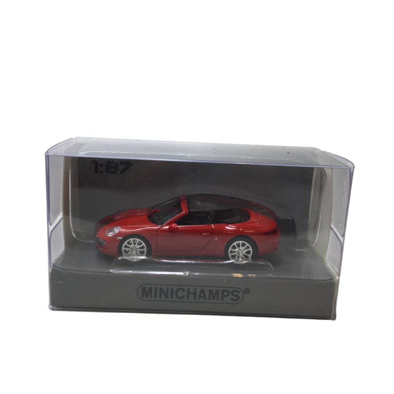 Porsche 911 (991) Carrera S cabriolet, rouge, 2013 - Minichamps 870068030 - 1/87