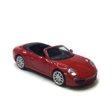 Porsche 911 (991) Carrera S cabriolet, rouge, 2013 - Minichamps 870068030 - 1/87