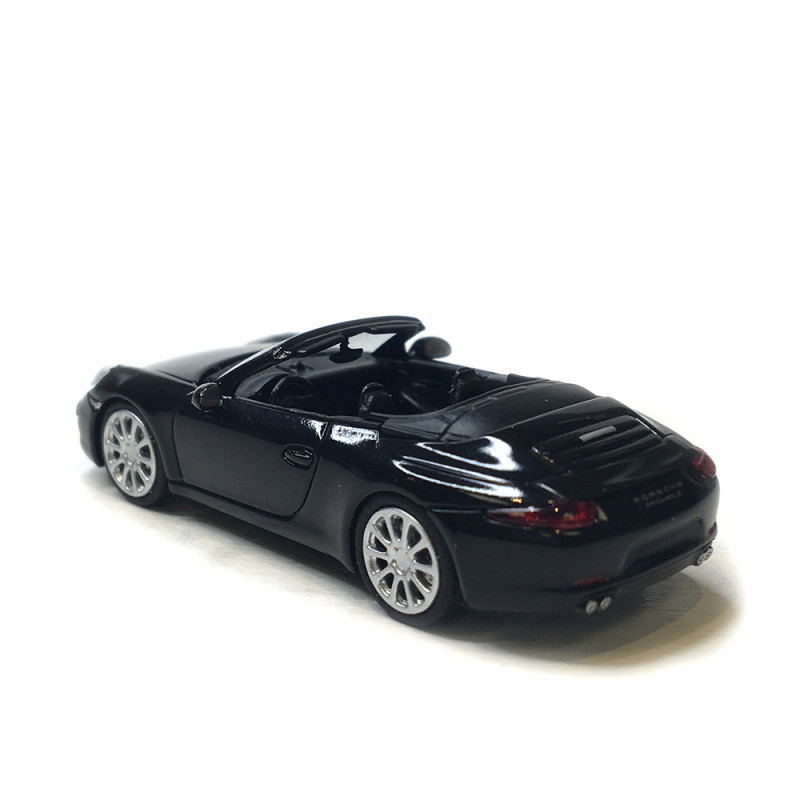 Porsche 911 (991) Carrera S cabriolet, noir, 2013 - Minichamps 870068031 - 1/87