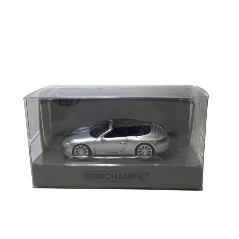Porsche 911 (991) Carrera S cabriolet, argent, 2013 - Minichamps 870068032 - 1/87