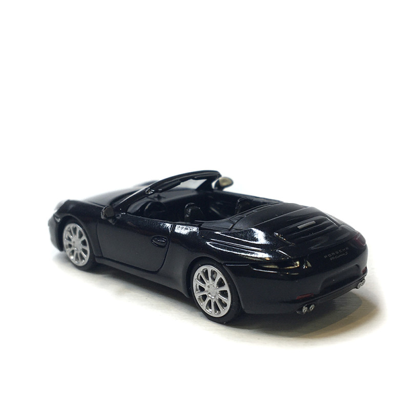 Porsche 911 (991) Carrera S cabriolet, bleu nuit métallisé, 2013 - Minichamps 870068034 - 1/87