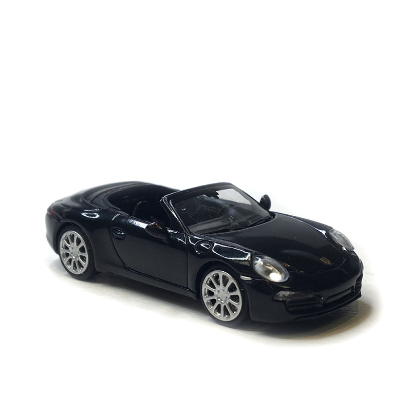 Porsche 911 (991) Carrera S cabriolet, bleu nuit métallisé, 2013 - Minichamps 870068034 - 1/87