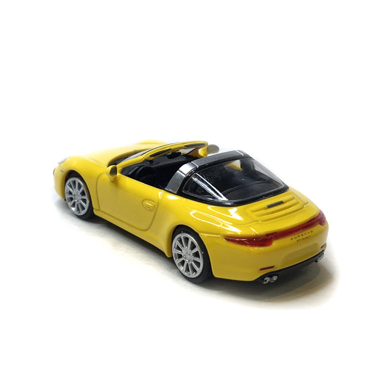 Porsche 911 (991) Targa, jaune, 2014 - Minichamps 870068040 - 1/87