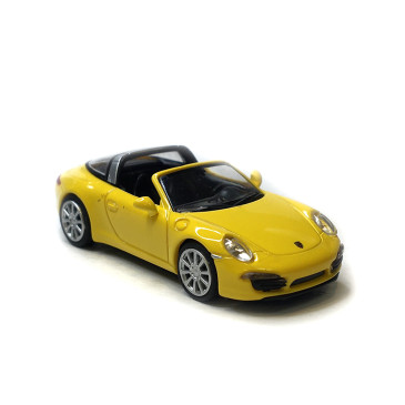 Porsche 911 (991) Targa, jaune, 2014 - Minichamps 870068040 - 1/87