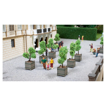 Arbres ornementaux en pots - NOCH 14013 - HO 1/87