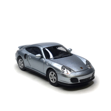 Porsche 911 (996) Turbo coupé, argent, 2000 - Minichamps 870068170 - 1/87
