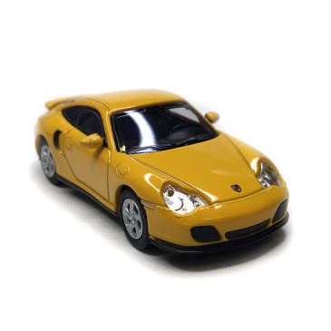 Porsche 911 (996) Turbo coupé, jaune, 2000 - Minichamps 870068171 - 1/87