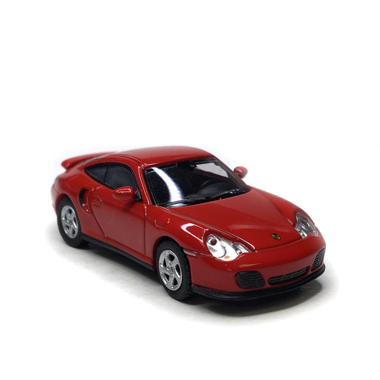 Porsche 911 (996) Turbo coupé, rouge, 2000 - Minichamps 870068172 - 1/87