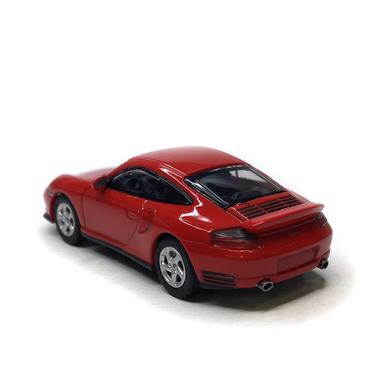 Porsche 911 (996) Turbo coupé, rouge, 2000 - Minichamps 870068172 - 1/87