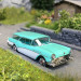 Buick Century caballero, turquoise et blanc, 1957 - BREKINA 18175 - HO 1/87