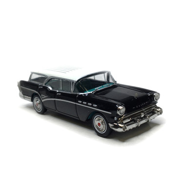 Buick Century caballero, noir et blanc, 1957 - BREKINA 18177 - HO 1/87