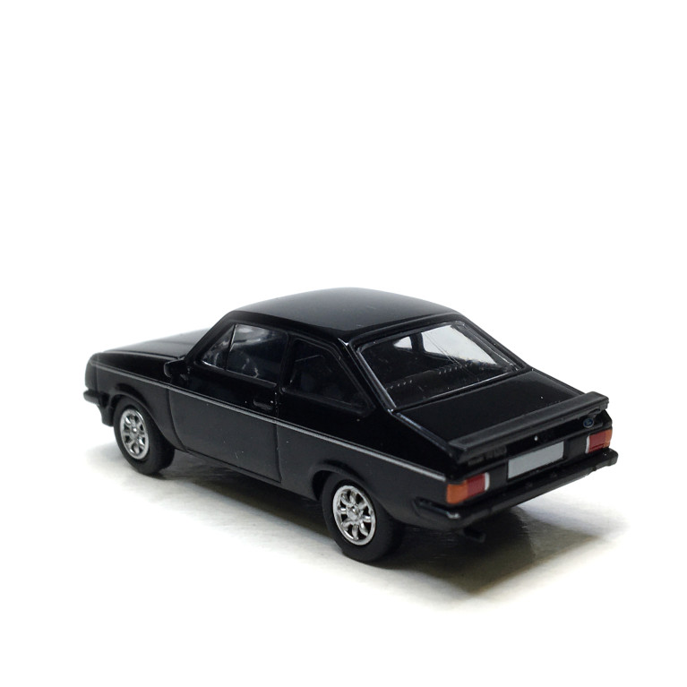 Ford Escort MK II RS 2000, noir, 1977 - PCX 870723 - HO 1/87