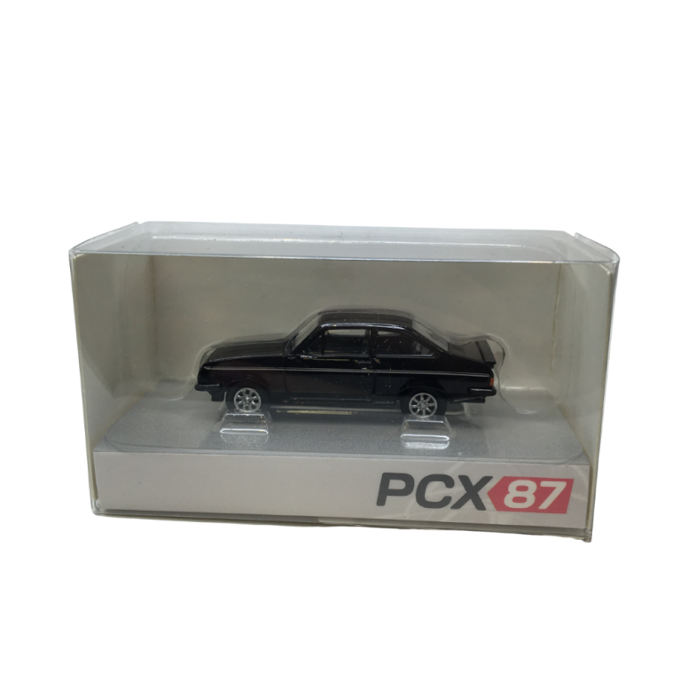 Ford Escort MK II RS 2000, noir, 1977 - PCX 870723 - HO 1/87