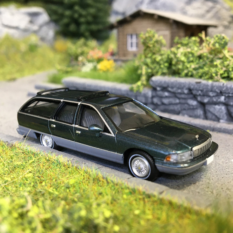 Chevrolet Caprice break, vert foncé métallisé, 1991 - PCX 870454 - HO 1/87