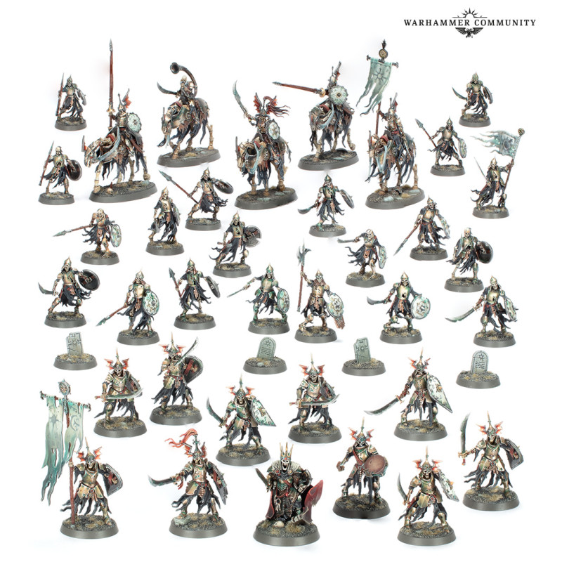 Warhammer Age of Sigmar Spearhead: Souliblight Gravelords - Deathrattle Tomb Host - WARHAMMER 70-16