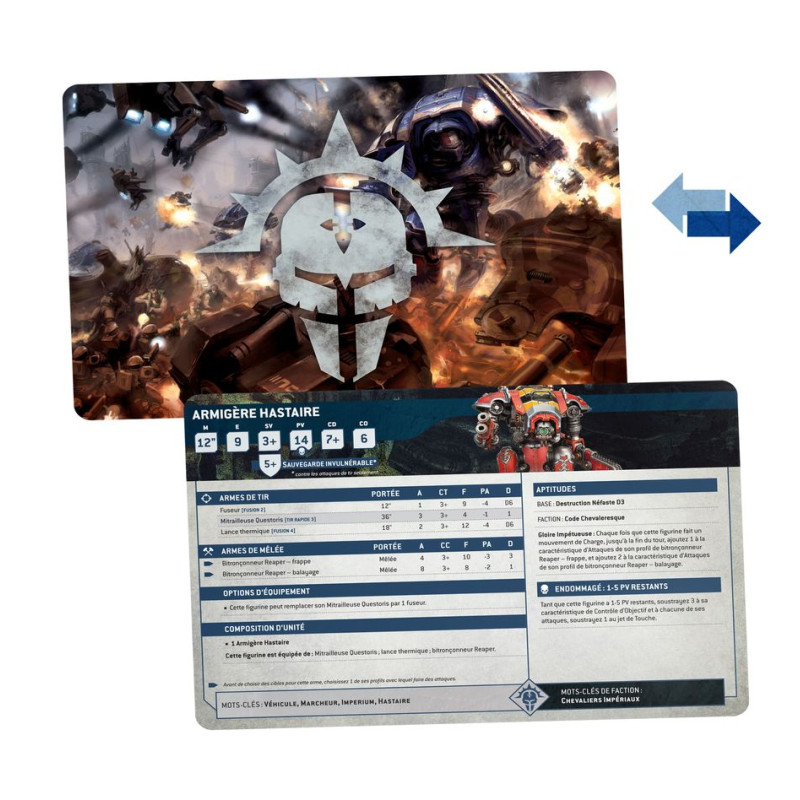 Warhammer 40.000 Cartes techniques, Imperial Knights - WARHAMMER 54-02