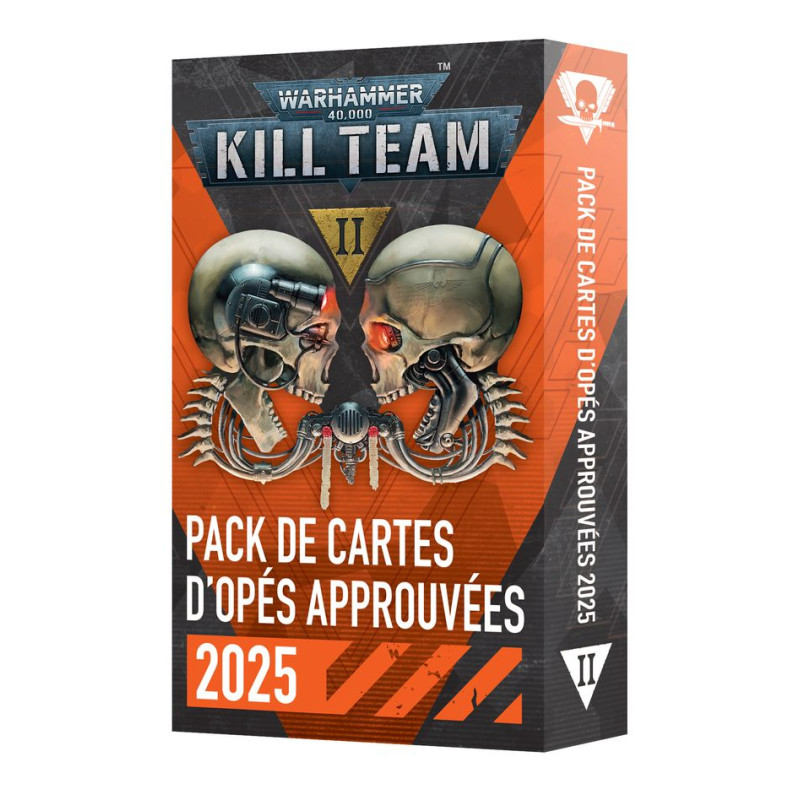 Warhammer 40.000 Kill team: Pack de cartes d'Opés approuvées 2025 - WARHAMMER 102-63