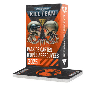 Warhammer 40.000 Kill team: Pack de cartes d'Opés approuvées 2025 - WARHAMMER 102-63