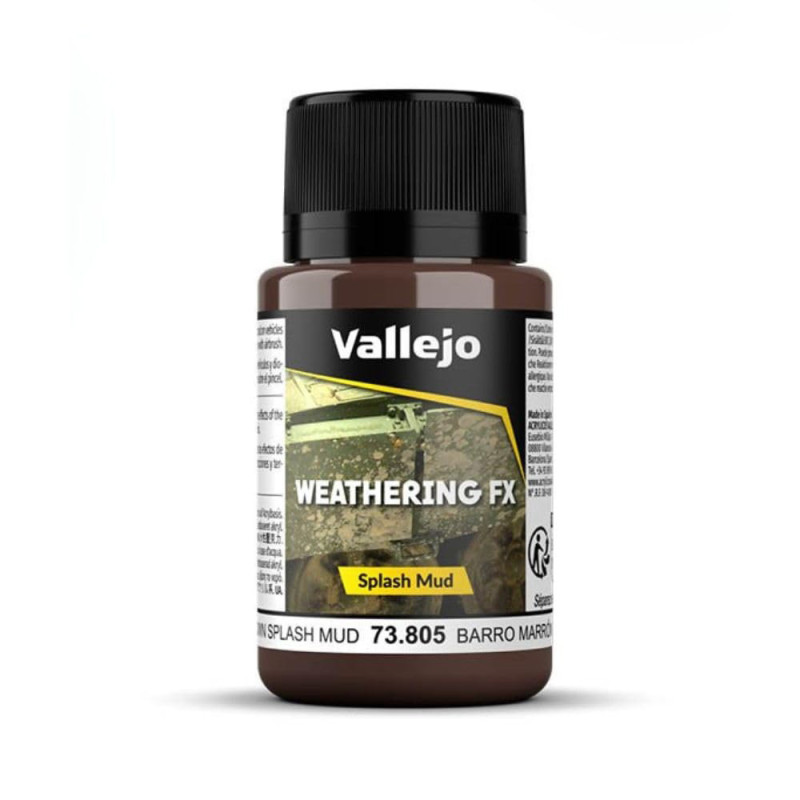 Éclaboussure boue marron - 40ml Weathering FX - VALLEJO 73.805