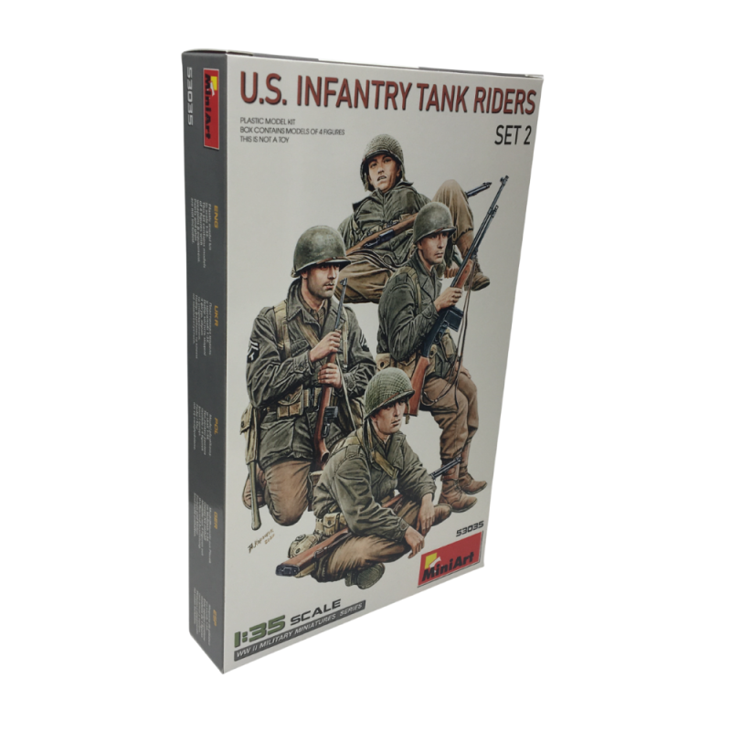 Pilotes de chars d'infanterie américains set 2 - MiniArt 53035 - 1/35