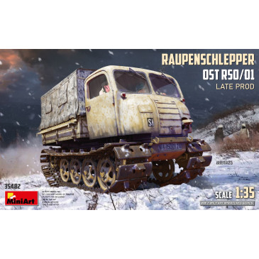 Raupenschlepper OST RSO/01, late prod, 4 versions - MiniArt 35482 - 1/35
