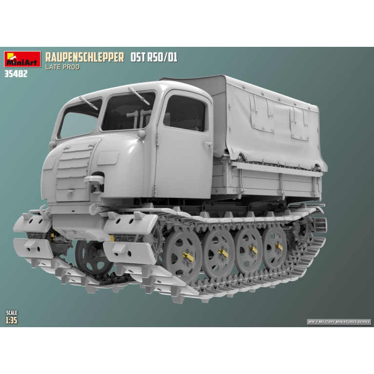 Raupenschlepper OST RSO/01, late prod, 4 versions - MiniArt 35482 - 1/35